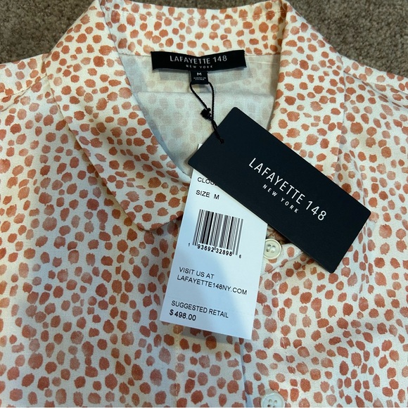 NWT Lafayette 148 Button-Up Top - Picture 3 of 5